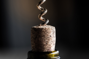 wine bottle cork opening