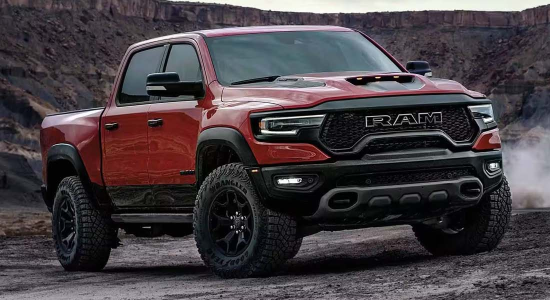 The 2024 RAM 1500 TRX in a promotional shot