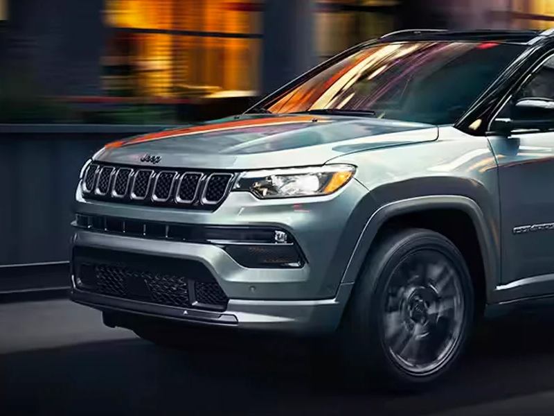 The front end of a 2024 Jeep Compass