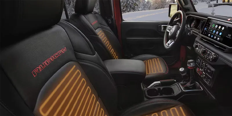 Interior photo of a 2025 Jeep Wrangler