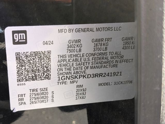 2024 Chevrolet Tahoe 4WD Z71