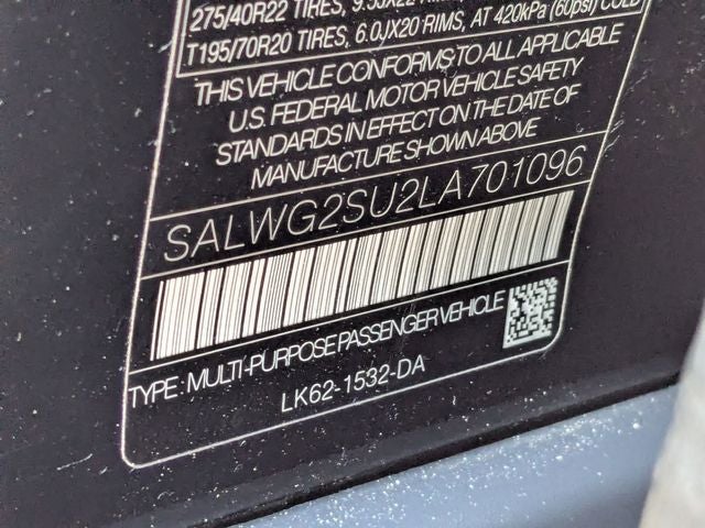 2020 Land Rover Range Rover Sport SE MHEV